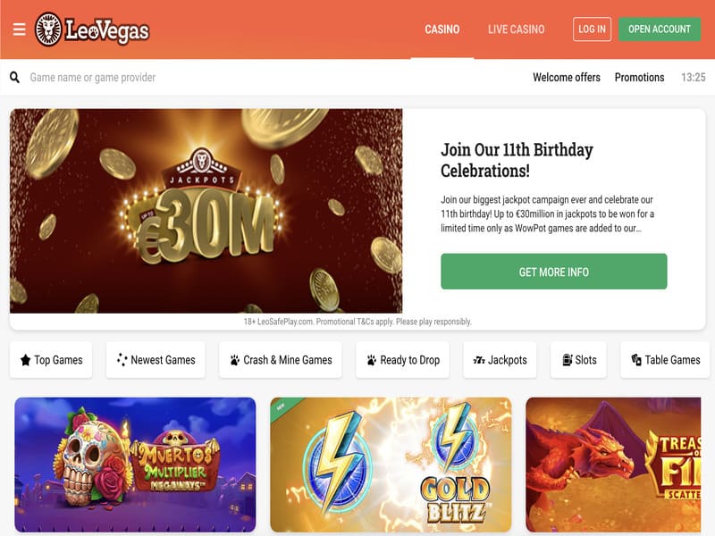 LeoVegas onlayn kazinosunda Aviator slotunu oynamaq, qeydiyyat