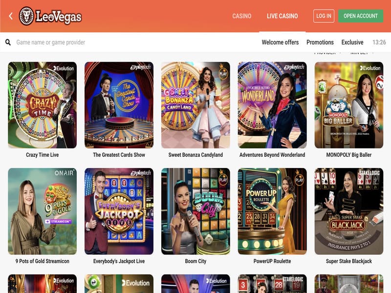 LeoVegas onlayn kazinosunda depozit yatırmaq üçün rəsmi sayt