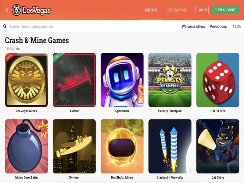 LeoVegas onlayn kazinosunda bonuslar