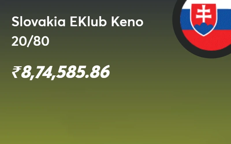 Enjoy Slovakia EKlub Keno at BC Game.