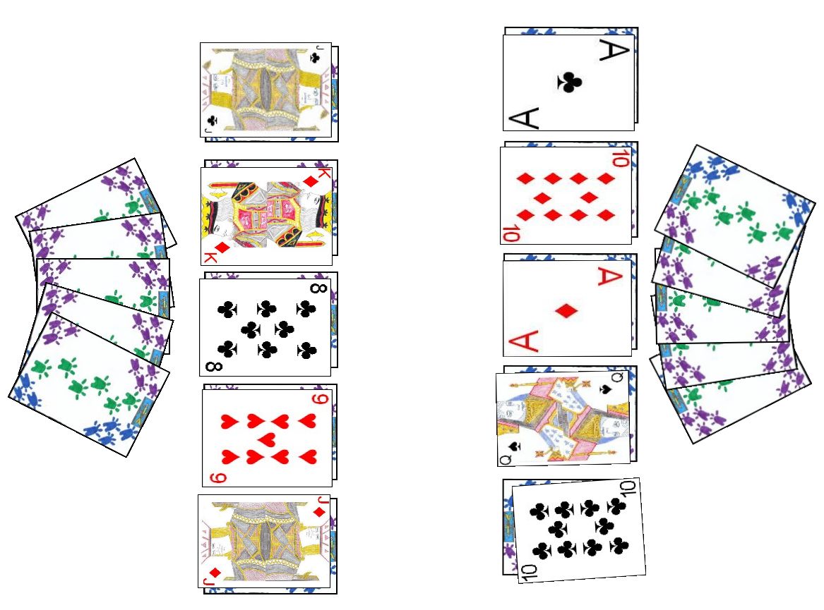 Sath Aath card game layout Sath-Aath card game layout