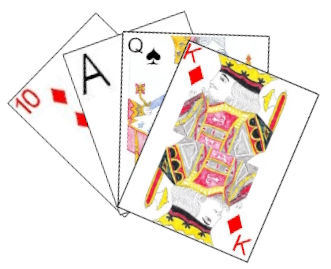 A player selects a trump suit after their first four cards are dealt