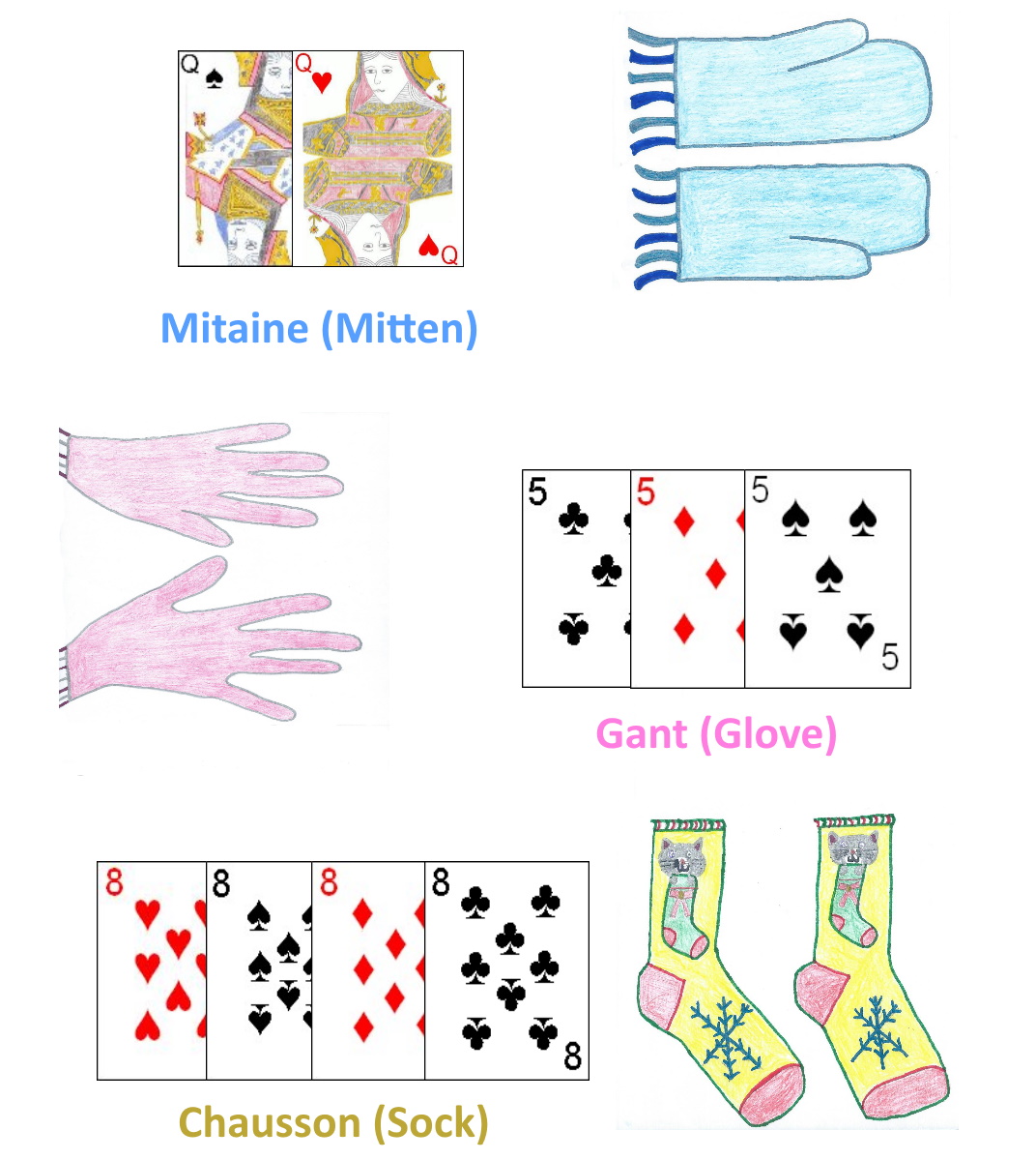 Special combinatins in Mitaines Special combinations in Mitaines