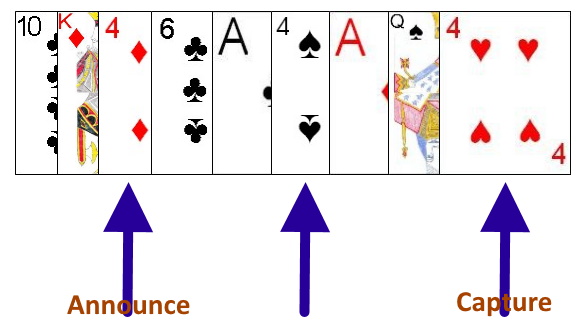Example of several turns in Mitaines Example of several turns in Mitaines