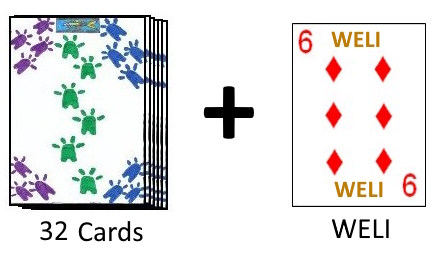 A 33 card deck is used for Schnalzen A 33 card deck is used for Schnalzen