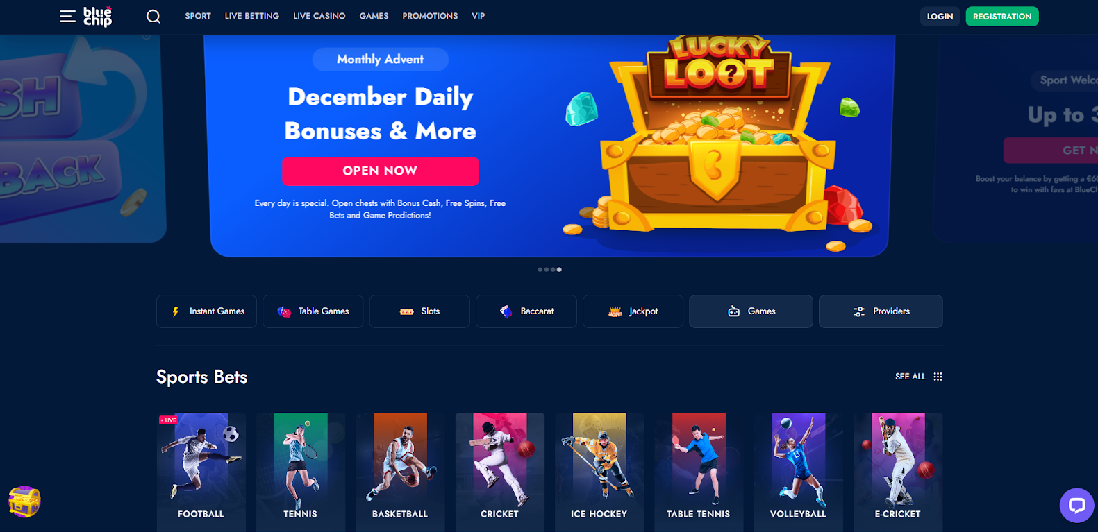 BlueChip home page