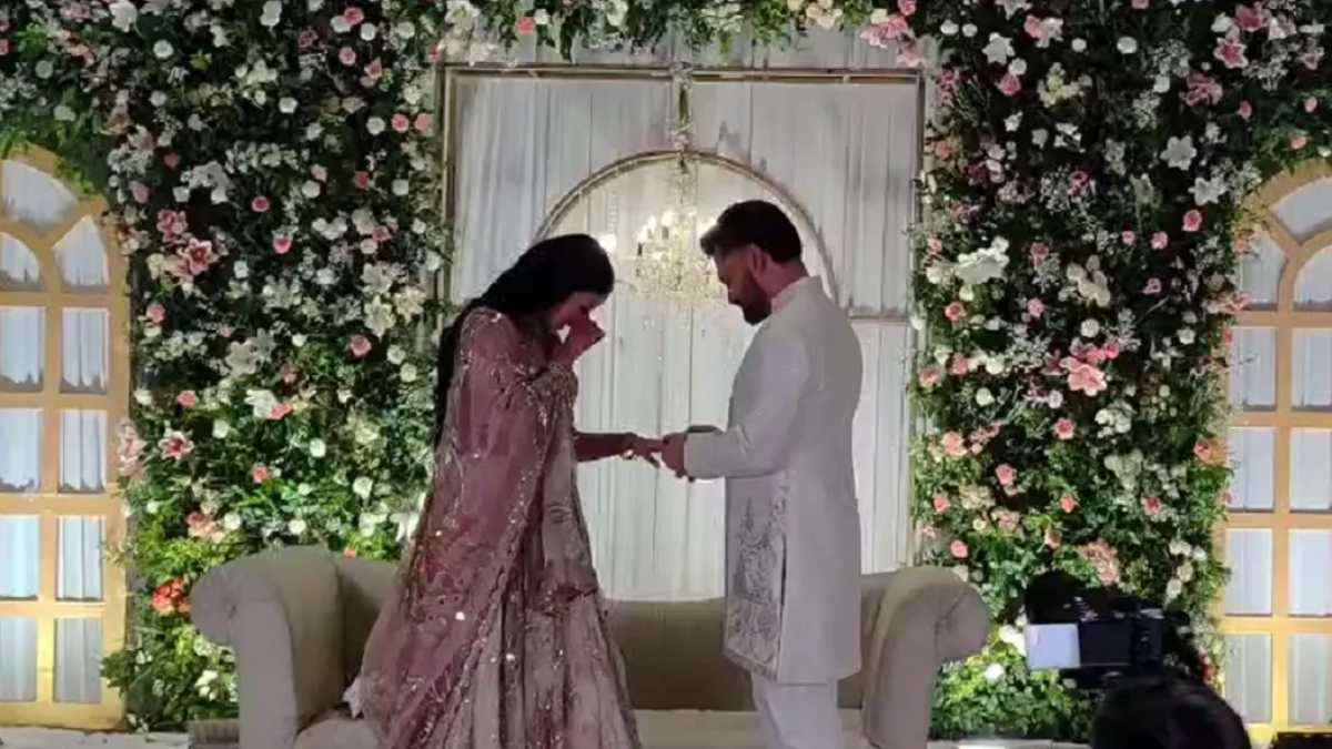 MP Priya Saroj Gets Emotional As Rinku Singh Puts The Ring – Viral Video Melts Hearts