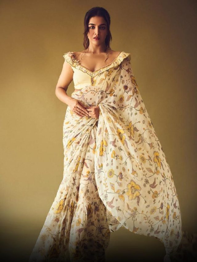 Wamiqa Gabbi Is A Summer Dream In Floral Saree  Soft, Stylish & Serene
